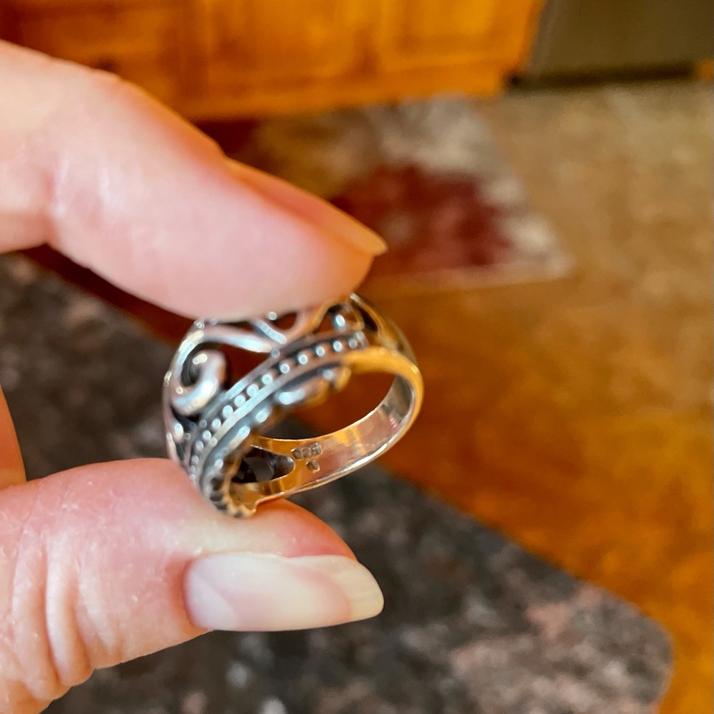 Ross Simons Sterling Silver Scroll Ring - image 5